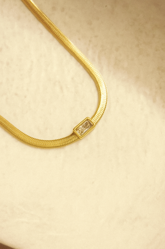 Baguette Glow Necklace