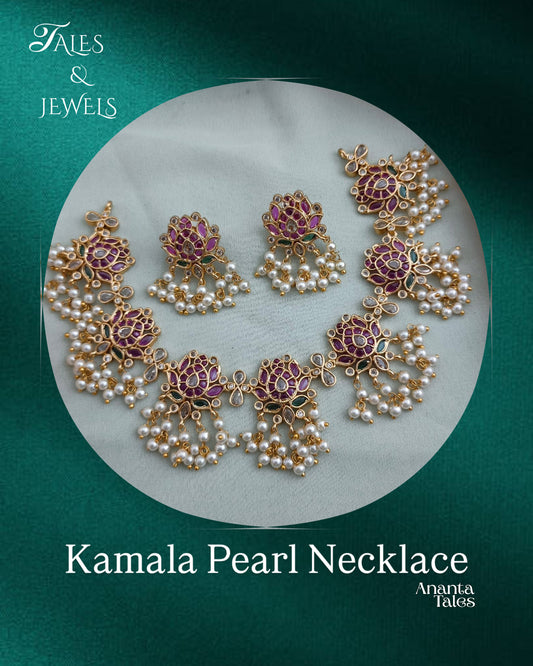 KAMALA PEARL NECKLACE SET