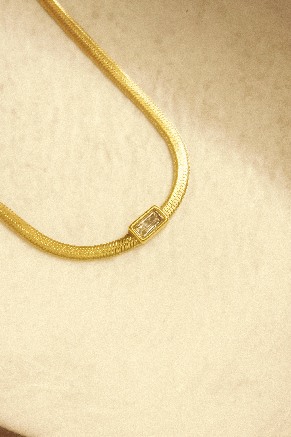 Baguette Glow Necklace