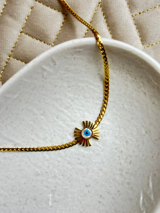 Evileye Curb Necklace
