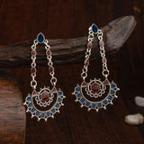 Silver Plated Antique Earrings